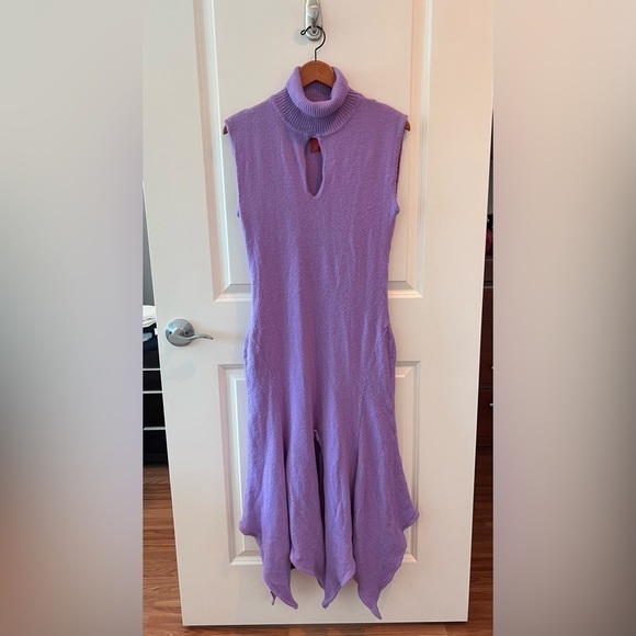 Thebe Magugu Keyhole Handkerchief Hem Dress - Picture 4 of 16